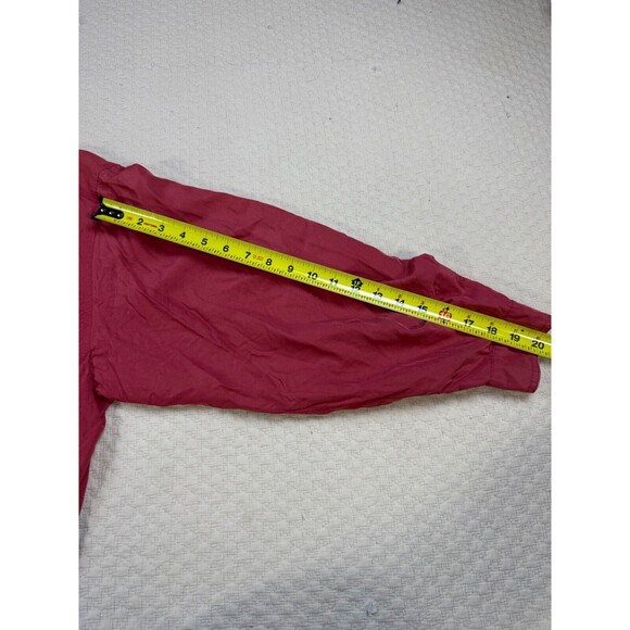 Vintage Silk Golf Jacket Button Up Lined Red 1960's Made in Italy | Size IT 50 - Picture 15 of 15